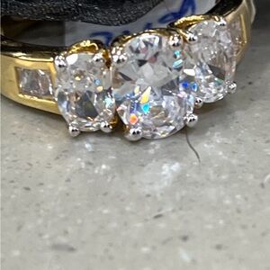 Leave Your Diamonds in the Vault Box Large 3 Stone Engagement Canadian Ring